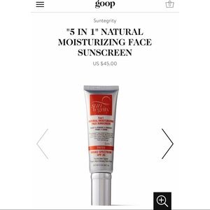 Suntegrity 5 in 1 Natural Moisturizing Sunscreen